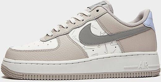 Nike Air Force 1 '07 Platinum Mini Swoosh Sneakers - Foto 3