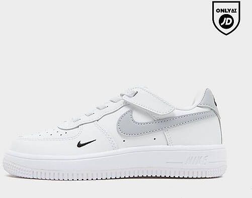Nike Kleuterschoenen Force 1 Low EasyOn White Black Wolf Grey White Black Wolf Grey - Foto 2