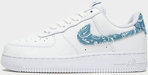 Nike Air Force 1 Low '07 Essential White Worn Blue Paisley (W) DH4406-100 Sneakers Dames - Foto 3