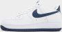 Nike Air Force 1 '07 LV8 Dames White White Midnight Navy- Heren White White Midnight Navy - Thumbnail 3