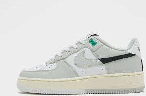Nike Air Force 1 Kinderschoenen Light Silver Light Silver White Black