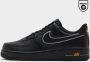 Nike Air Force 1 Black Laser Orange Sneakers Unisex Zwart Grijs Oranje - Thumbnail 2
