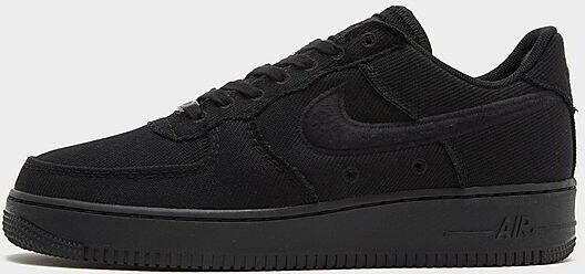 Nike Herenschoenen Air Force 1 Low Canvas Zwart- Heren Zwart - Foto 3