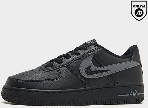 Nike Air Force 1 Low Junior BLACK Kind Schoenen