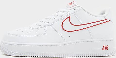 Nike Air Force 1 Sneakers Kinderen Wit Rood - Foto 3