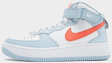 Nike Air Force 1 Mid Junior Light Armoury Blue White Bright Crimson Kind Light Armoury Blue White Bright Crimson