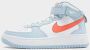 Nike Air Force 1 Mid Junior Light Armoury Blue White Bright Crimson Kind Light Armoury Blue White Bright Crimson - Thumbnail 1