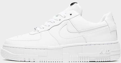 nike air force dikke zool wit