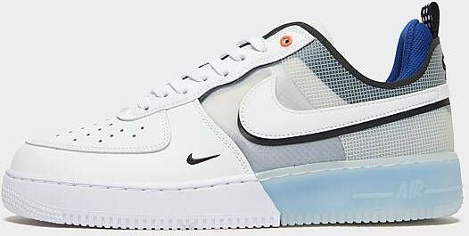 Nike Air Force 1 React White Light Photo Blue Deep Royal Blue White - Foto 3