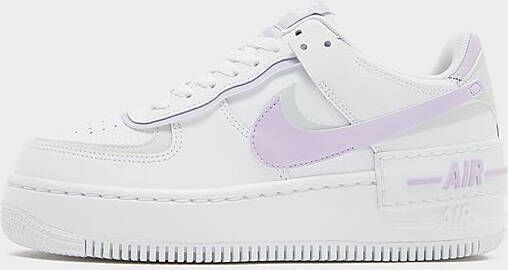 Nike Wmns Air Force 1 Shadow 1 Dames white lilac bloom photon dust white maat: 40.5 beschikbare maaten:36.5 37.5 38 39 40.5 41