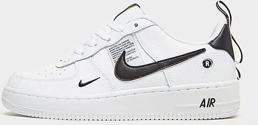 Nike Air Force 1 Utility Low Junior White Black Tour Yellow White