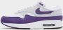 Nike Air Max 1 Sc Max Schoenen white field purple-football grey-black maat: 42.5 beschikbare maaten:41 42.5 43 44.5 45 46 - Thumbnail 1
