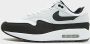 Nike Air Max 1 White Pure Platinum Black- Heren White Pure Platinum Black - Thumbnail 2
