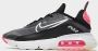 Nike Air Max 2090 Damesschoen Black White Pink Blast Metallic Silver Dames - Thumbnail 2
