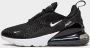 Nike Air Max 270 (gs) Running Schoenen black white-anthracite maat: 37.5 beschikbare maaten:36.5 37.5 38.5 - Thumbnail 4