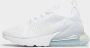 Nike Air Max 270 Older Kids' Shoe White Metallic Silver White Metallic Silver White - Thumbnail 1
