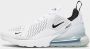 Nike Air Max 270 Heren Sneakers Sportschoenen Vrijetijds schoenen Wit AH8050 - Thumbnail 3