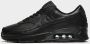 Nike Air Max 90 Leather Heren Sneakers Black Black-Black - Thumbnail 3