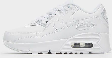 witte leren nike air max 90