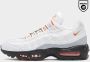 Nike Air max 95 White Wolf Grey Safety Orange Sneakers Unisex Doos Zonder Deksel - Thumbnail 2