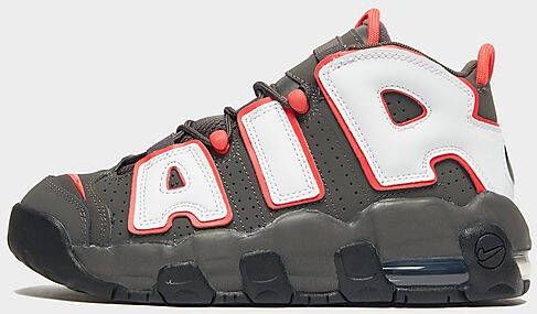 Nike Air More Uptempo Kinderschoenen Medium Ash Black Siren Red White