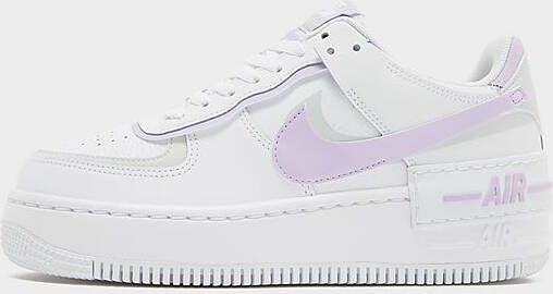 Nike Damesschoenen Air Force 1 Shadow White Photon Dust White Lilac Bloom- Dames White Photon Dust White Lilac Bloom