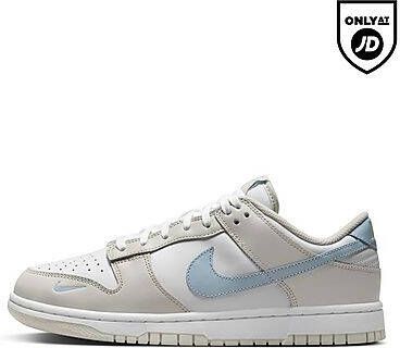 Nike Damesschoenen Dunk Low White Light Bone Light Armoury Blue- Dames White Light Bone Light Armoury Blue