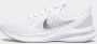 Nike Downshifter 10 hardloopschoenen wit zilver - Thumbnail 3