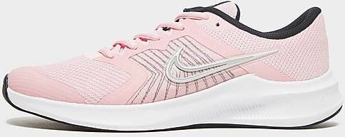 Nike Kids Nike Downshifter 11 Hardloopschoenen voor kids (straat) Pink Foam Black White Metallic Silver Kind