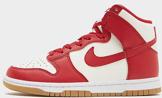 Nike Dunk High Dames Sail Gum Light Brown White Gym Red- Heren Sail Gum Light Brown White Gym Red - Foto 2