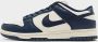 Nike Dunk Low Next Nature Gebroken Wit Donkerblauw Sneakers Dames Doos Zonder Deksel - Thumbnail 2