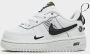Nike Force 1 LV8 Utility Schoen voor baby's peuters White Black Tour Yellow White - Thumbnail 3