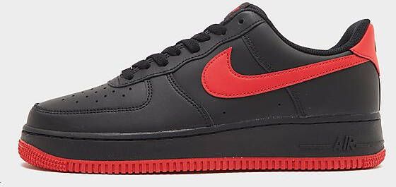 Nike Herenschoen Air Force 1 '07 Black Black University Red- Heren Black Black University Red - Foto 2