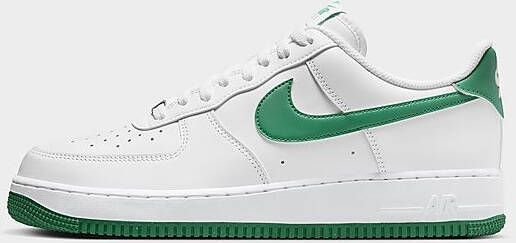 Nike Air Force 1 Heren White White Malachite- Heren White White Malachite