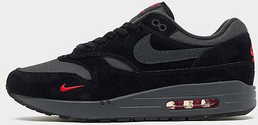Nike herenschoenen Air Max 1 Black University Red Anthracite- Heren Black University Red Anthracite