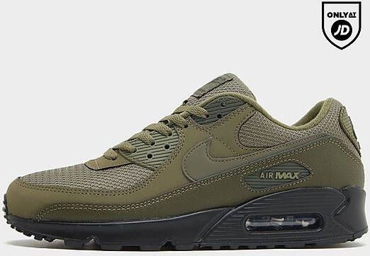 Nike Herenschoenen Air Max 90 Medium Olive Black Cargo Khaki- Heren Medium Olive Black Cargo Khaki