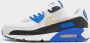 Nike Herenschoenen Air Max 90 Premium White Racer Blue Black Khaki- Heren White Racer Blue Black Khaki - Thumbnail 3