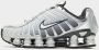 Nike Herenschoenen Shox TL Metallic Silver- Heren Metallic Silver - Thumbnail 1