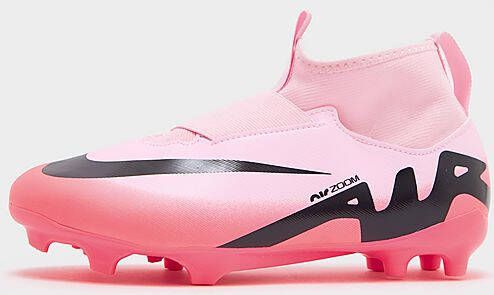 Nike High top voetbalschoenen voor kleuters kids (meerdere ondergronden) Jr. Mercurial Superfly 9 Academy Pink