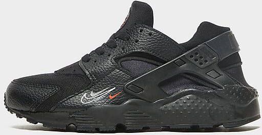 Nike Huarache Run Kinderschoenen Black Particle Grey Photon Dust Bright Crimson