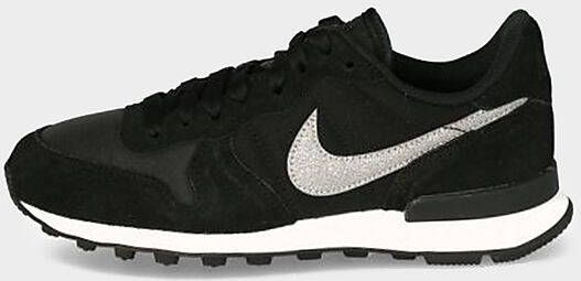 Nike Internationalist Glitter Damesschoen Black White Black