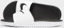 Nike Kawa Younger Older Kids' Slide White Black Kind White Black - Thumbnail 4