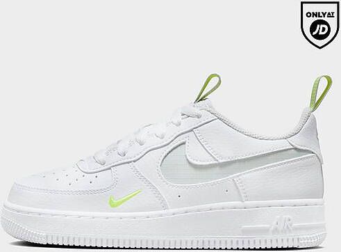 Nike Kinderschoenen Air Force 1 LV8 4 White Volt Light Silver White Volt Light Silver