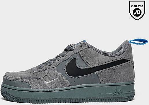 Nike Kinderschoenen Air Force 1 Smoke Grey Light Photo Blue Black Smoke Grey Light Photo Blue Black