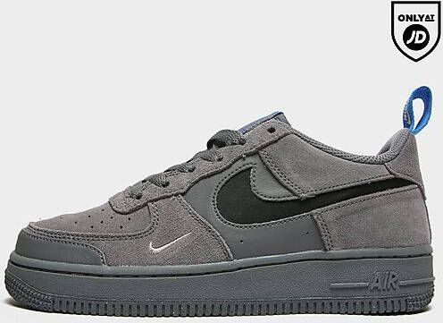 Nike Kinderschoenen Air Force 1 Smoke Grey Light Photo Blue Black Smoke Grey Light Photo Blue Black - Foto 2