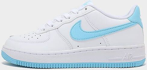 Nike Air Force 1 Lv8 2 (gs) White Sneakers Schoenen white aquarius blue white maat: 36.5 beschikbare maaten:36.5 37.5 38.5 39 40