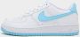 Nike Air Force 1 Lv8 2 (gs) White Sneakers Schoenen white aquarius blue white maat: 36.5 beschikbare maaten:36.5 37.5 38.5 39 40 - Thumbnail 1