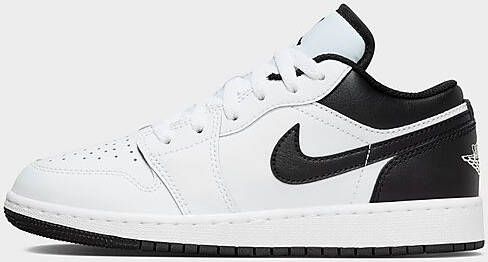 Jordan Air 1 Low White Black (GS) schoenen zwart wit - Foto 3