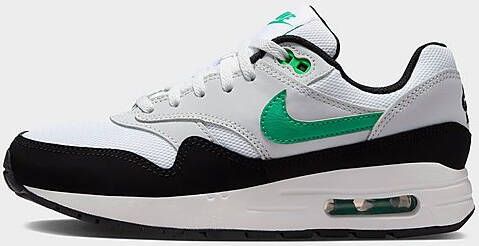 Nike kinderschoenen Air Max 1 White Pure Platinum Black Stadium Green- Heren White Pure Platinum Black Stadium Green