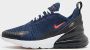 Nike Kinderschoenen Air Max 270 Midnight Navy Black Summit White Picante Red Midnight Navy Black Summit White Picante Red - Thumbnail 1